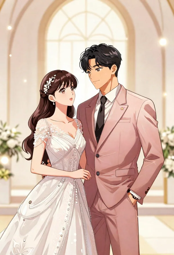 《契约婚姻变真爱》恋爱甜宠韩国漫画封面