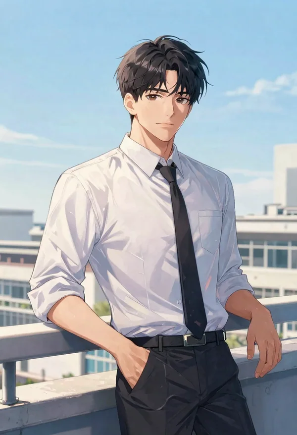 《High School Boy》校园青春韩国漫画封面